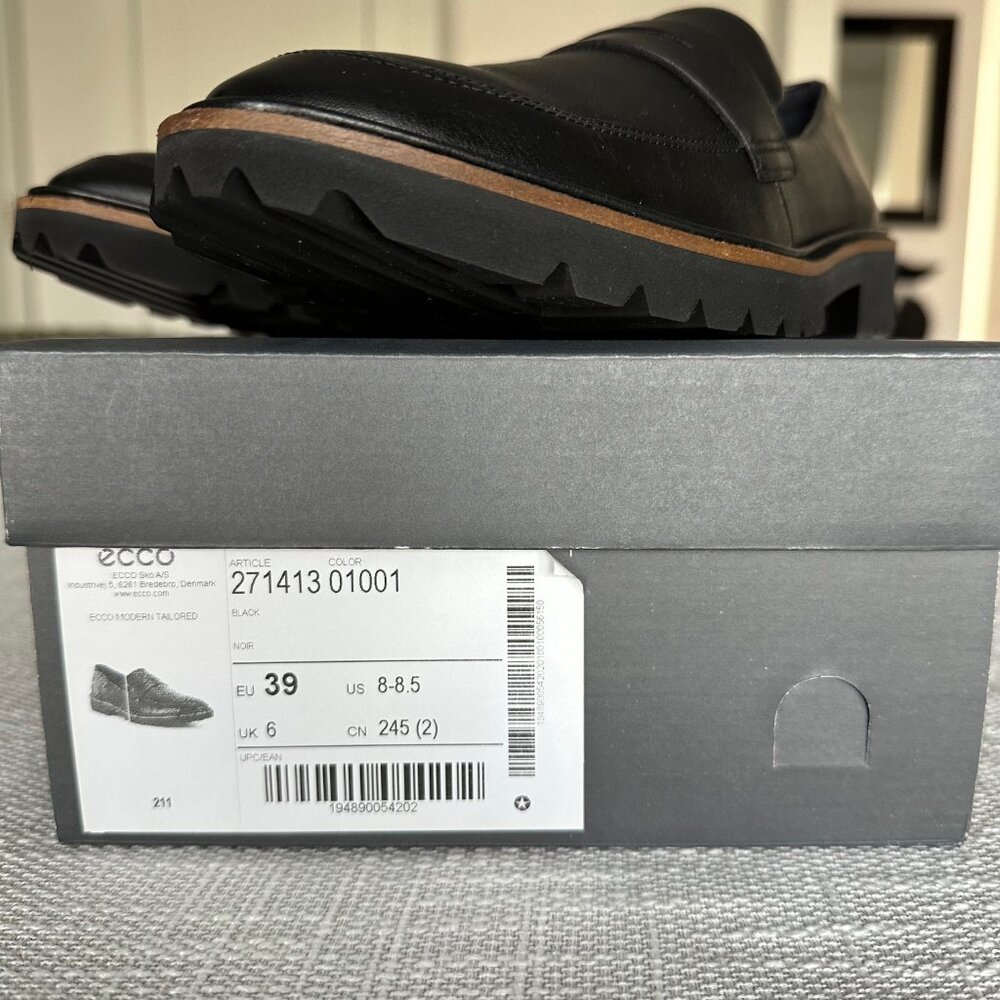 Ecco Loafer black, new, EU 39 / US 8-8.5 - Picture 5 of 6
